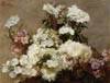 White Phlox, Summer Chrysanthemum and Larkspur